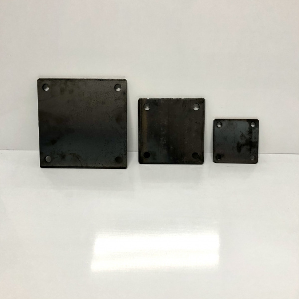 4"x4"x3/16" 4Hole Base Plate Competitive Metals