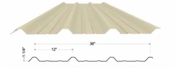 26 Gauge Galvanized "PBR" Panel