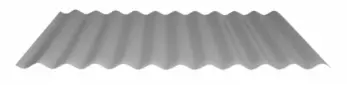26 Gauge Galvanized "CoroDek" Corrugated Panel
