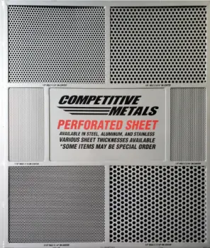 11 Gauge 1/8"x3/16" Cold Rolled Perforated Sheet